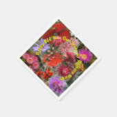 Australian Native Wild Flowers Cocktail Servet (Hoek)