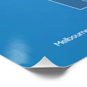 Australian Open Tennisbaan Perfect Poster (Hoek)