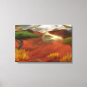Australian Outback Dawn Abstracte Art Canvas Afdruk (Voorkant)
