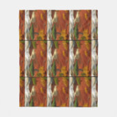 Australian Outback Dawn Abstracte Art Fleece Deken (Voorkant)