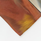 Australian Outback Dawn Abstracte Art Fleece Deken (Hoek)