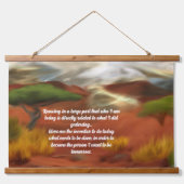 Australian Outback Dawn Abstracte Art Hangend Wandkleed (Voorkant)