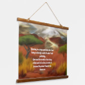 Australian Outback Dawn Abstracte Art Hangend Wandkleed (Gebogen)