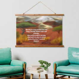 Australian Outback Dawn Abstracte Art Hangend Wandkleed