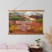 Australian Outback Dawn Abstracte Art Hangend Wandkleed (Slaapkamer)