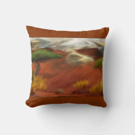Australian Outback Dawn Abstracte Art Kussen