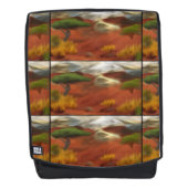 Australian Outback Dawn Abstracte Art Rugtassen (Voorkant)