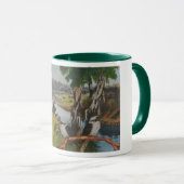 Australian Outback Mok - Origineel Kunstwerk (Voorkant rechts)