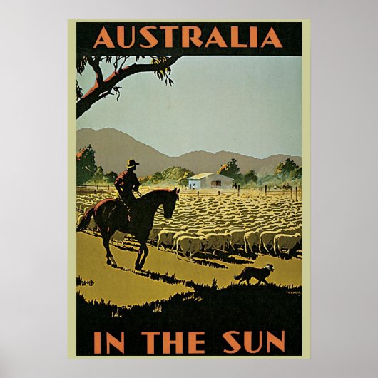 Australian Outback Poster (Voorkant)