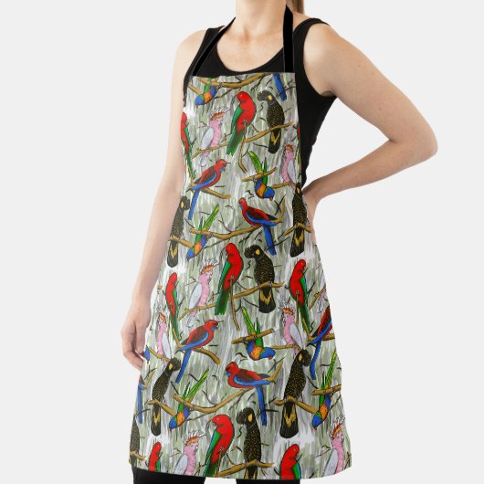 Australian Parrots Apron Schort (Insitu)