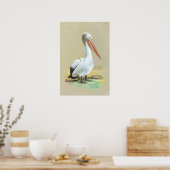 Australian Pelican - Pelecanus conspicillatus Poster (Keuken)
