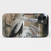Australian Pelicans op Phillip Island Case-Mate iPhone Case (Achterkant (horizontaal))