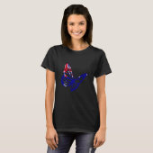 Australian Pride Butterfly Australian Roots Austra T-shirt (Voorkant volledig)