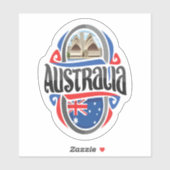 Australian Proud Sticker (Vel)