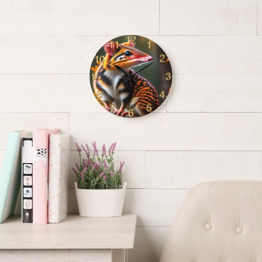 Australian Quoll, Wall Clock Grote Klok (Leeskamer)