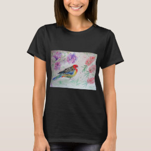 Australian Rosella Parrot Waterverf art T Shirt