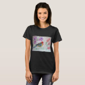 Australian Rosella Parrot Waterverf art T Shirt (Voorkant volledig)