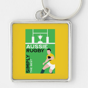 Australian Rugby Speler Sleutelhanger