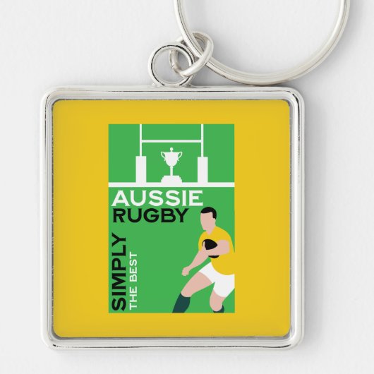 Australian Rugby Speler Sleutelhanger (Voorkant)