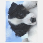 Australian Sheepdog op Large Fleece Blanket (Voorkant)