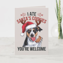 Australian Shepard Funny Dog Christmas Kaart