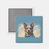 Australian Shepard Magneet (Voorkant / Achterkant)