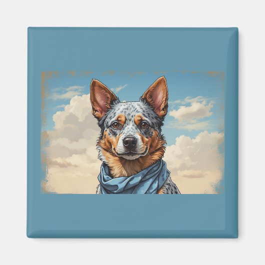 Australian Shepard Magneet (Voorkant)
