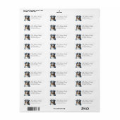 Australian Shepard Retour Adreslabels Etiket (Full Sheet)