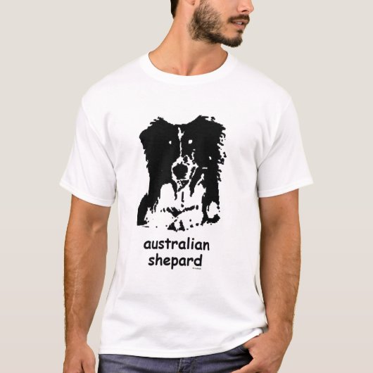 Australian Shepard T-shirt (Voorkant)