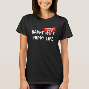 Australian Sheperd Hondenras Happy Life Dier Vr T-shirt