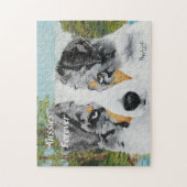 Australian Shepherd 10 x 14 Landscape Puzzle Legpuzzel (Verticaal)