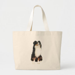 Australian Shepherd (A) - Driekleurig Grote Tote Bag
