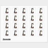AUSTRALIAN SHEPHERD (A) - Driekleurig Vierkante Sticker (Vel)