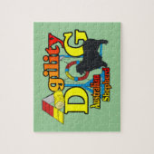 Australian Shepherd Agility Legpuzzel (Verticaal)