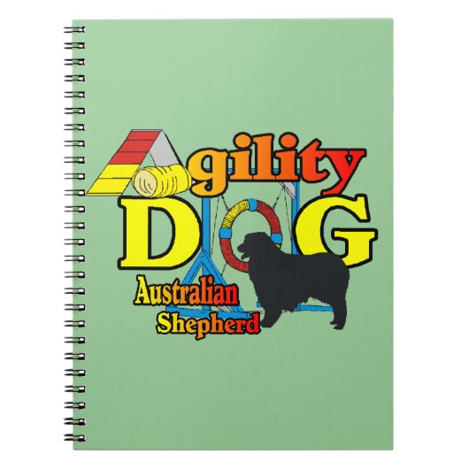 Australian Shepherd Agility Notitieboek (Voorkant)