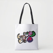 Australian shepherd and roses joy tote bag (Voorkant)
