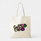 Australian shepherd and roses joy tote bag (Achterkant)