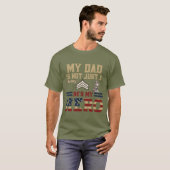 Australian Shepherd Army Sergeant Dad T-shirt (Voorkant volledig)