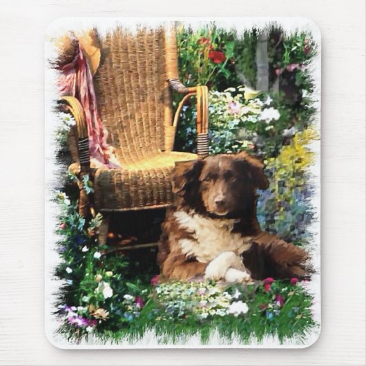 Australian Shepherd Art Gifts Muismat (Voorkant)