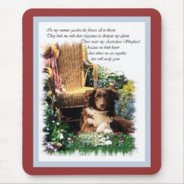 Australian Shepherd Art Gifts Muismat