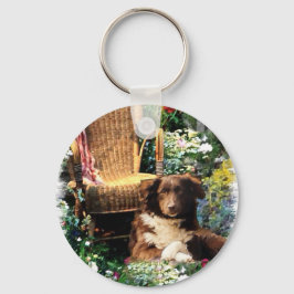 Australian Shepherd Art Gifts Sleutelhanger