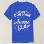 Australian Shepherd Aussie Dog Mam Glitter T-shirt (Design voorkant)