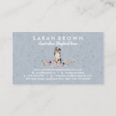 Australian Shepherd Aussie Dog Visitekaartje (Achterkant)