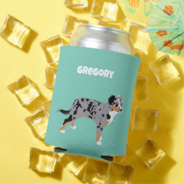 Australian Shepherd Aussie Dogs Can Sleeve Blikjeskoeler