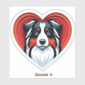 Australian Shepherd Aussie Hondenliefhebber Schatt Sticker (Vel)