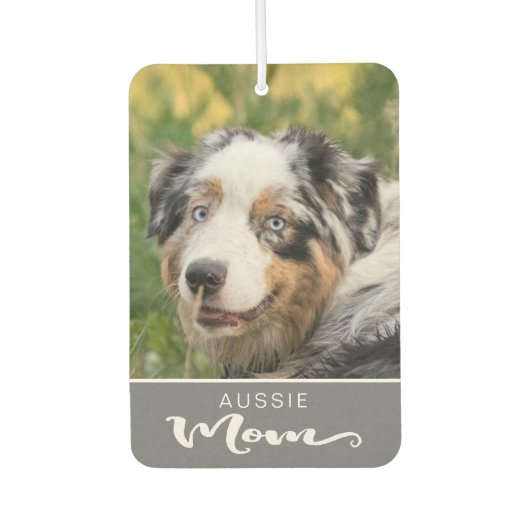 Australian Shepherd Aussie Insert Dog's Afbeelding Luchtverfrisser (Voorkant)