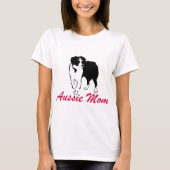 Australian Shepherd Aussie mama T-shirt (Voorkant)