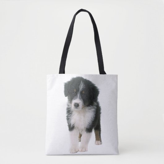 Australian Shepherd Aussie Puppy Dog Tote Bag (Voorkant)