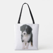 Australian Shepherd Aussie Puppy Dog Tote Bag (Achterkant)