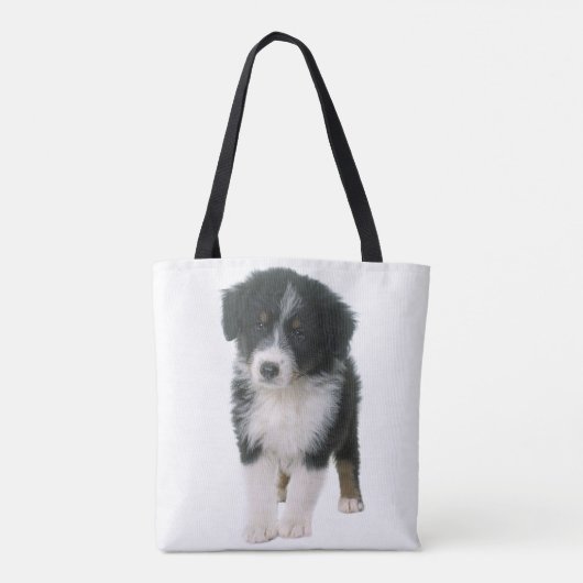 Australian Shepherd Aussie Puppy Dog Tote Bag (Achterkant)